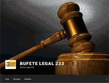 Tablet Screenshot of legal233.com